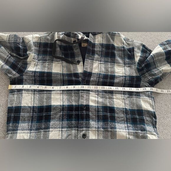 Red Head Brand Size S Quilted Flannel Lined Hooded Flannel Jacket Pockets - Picture 5 of 6